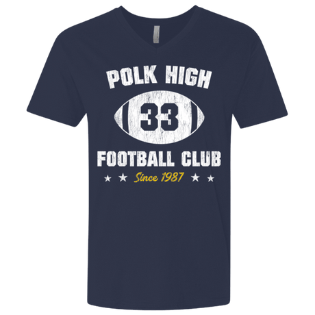 T-Shirts Midnight Navy / X-Small Polk High Football Men's Premium V-Neck