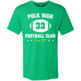 T-Shirts Envy / Small Polk High Football Men's Triblend T-Shirt