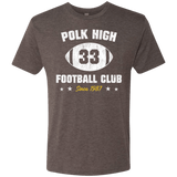 T-Shirts Macchiato / Small Polk High Football Men's Triblend T-Shirt