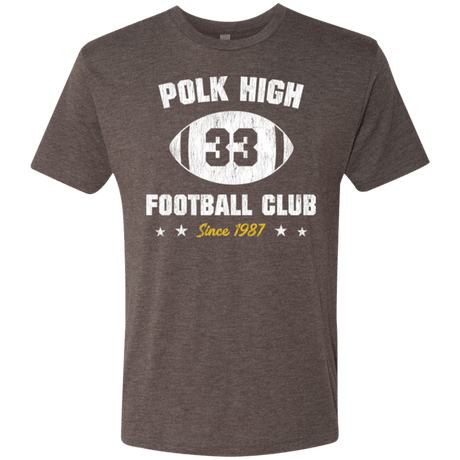 T-Shirts Macchiato / Small Polk High Football Men's Triblend T-Shirt