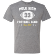 T-Shirts Premium Heather / Small Polk High Football Men's Triblend T-Shirt