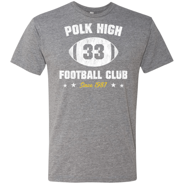T-Shirts Premium Heather / Small Polk High Football Men's Triblend T-Shirt