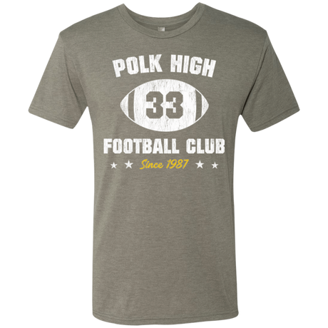 T-Shirts Venetian Grey / Small Polk High Football Men's Triblend T-Shirt