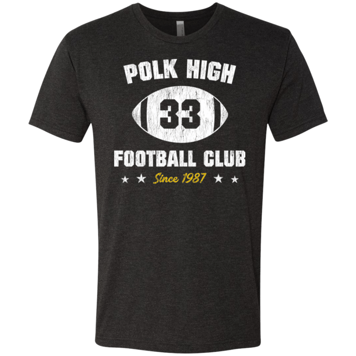 T-Shirts Vintage Black / Small Polk High Football Men's Triblend T-Shirt