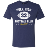 T-Shirts Vintage Navy / Small Polk High Football Men's Triblend T-Shirt