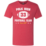 T-Shirts Vintage Red / Small Polk High Football Men's Triblend T-Shirt