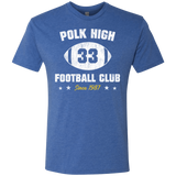 T-Shirts Vintage Royal / Small Polk High Football Men's Triblend T-Shirt