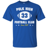 T-Shirts Royal / Small Polk High Football T-Shirt