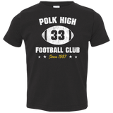 T-Shirts Black / 2T Polk High Football Toddler Premium T-Shirt