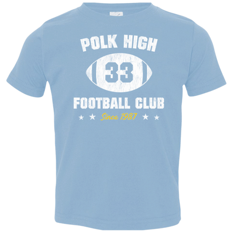 T-Shirts Light Blue / 2T Polk High Football Toddler Premium T-Shirt