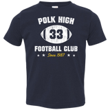 T-Shirts Navy / 2T Polk High Football Toddler Premium T-Shirt