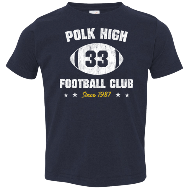 T-Shirts Navy / 2T Polk High Football Toddler Premium T-Shirt