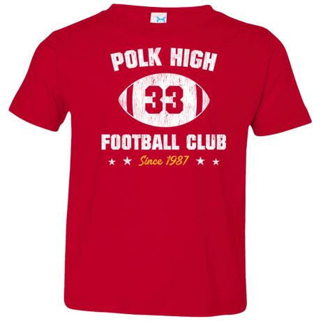 T-Shirts Red / 2T Polk High Football Toddler Premium T-Shirt