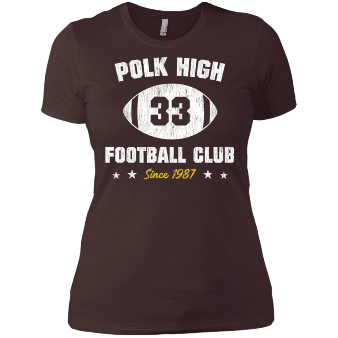 T-Shirts Dark Chocolate / X-Small Polk High Football Women's Premium T-Shirt