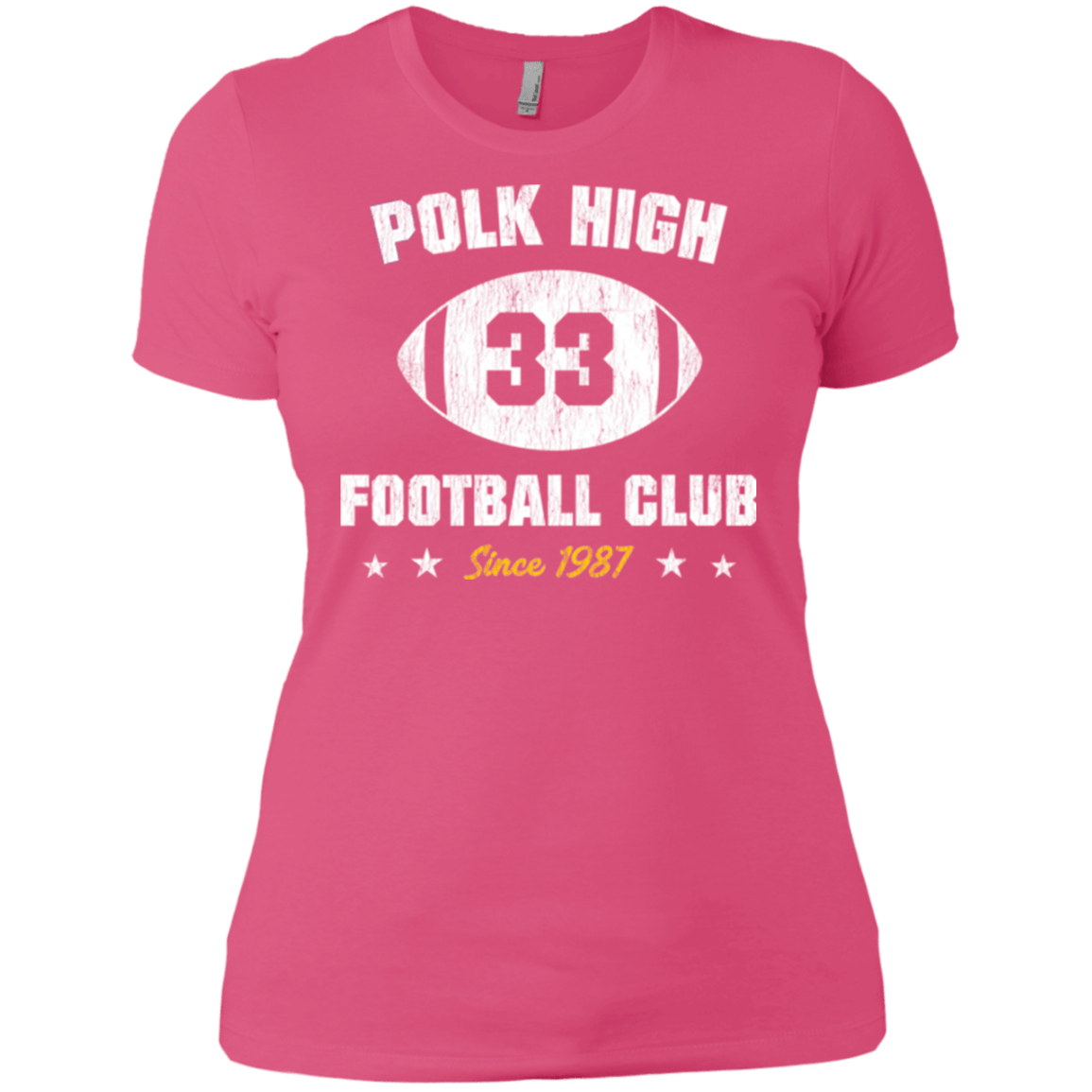 T-Shirts Hot Pink / X-Small Polk High Football Women's Premium T-Shirt