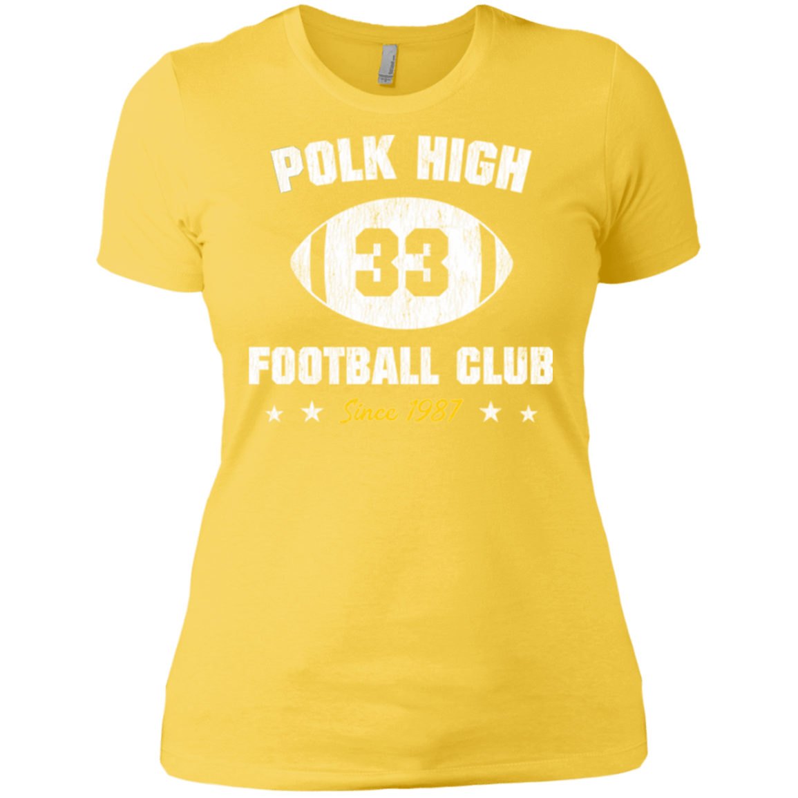 T-Shirts Vibrant Yellow / X-Small Polk High Football Women's Premium T-Shirt