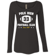 T-Shirts Vintage Black / Small Polk High Football Women's Triblend Long Sleeve Shirt
