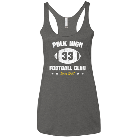 T-Shirts Premium Heather / X-Small Polk High Football Women's Triblend Racerback Tank