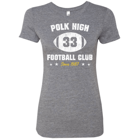 T-Shirts Premium Heather / Small Polk High Football Women's Triblend T-Shirt