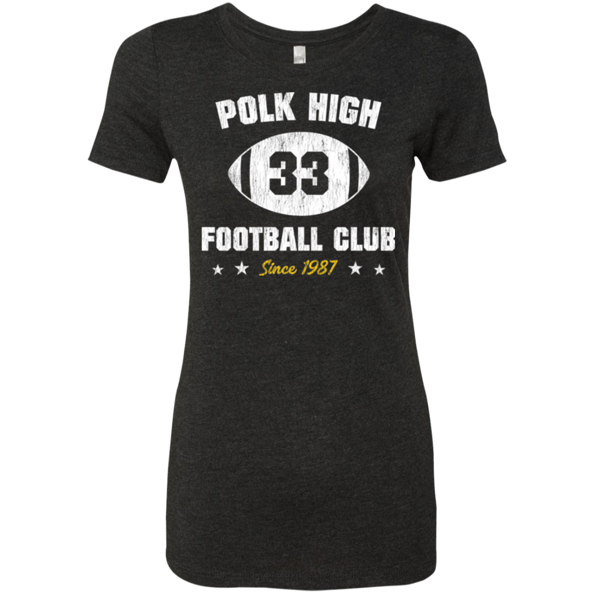 T-Shirts Vintage Black / Small Polk High Football Women's Triblend T-Shirt
