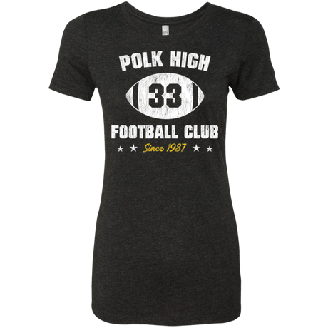 T-Shirts Vintage Black / Small Polk High Football Women's Triblend T-Shirt
