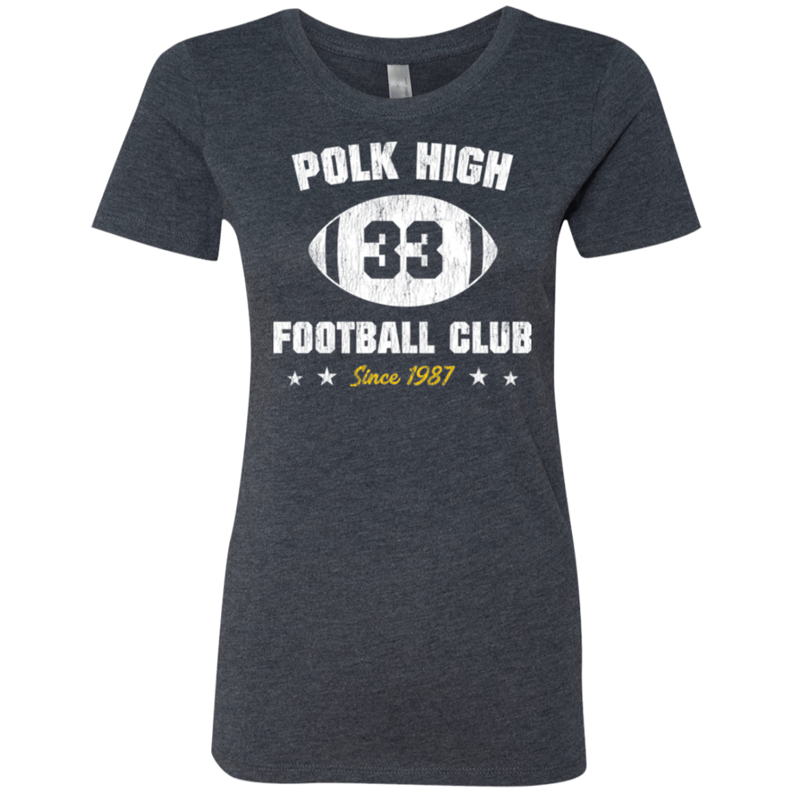 T-Shirts Vintage Navy / Small Polk High Football Women's Triblend T-Shirt