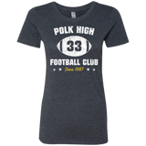 T-Shirts Vintage Navy / Small Polk High Football Women's Triblend T-Shirt