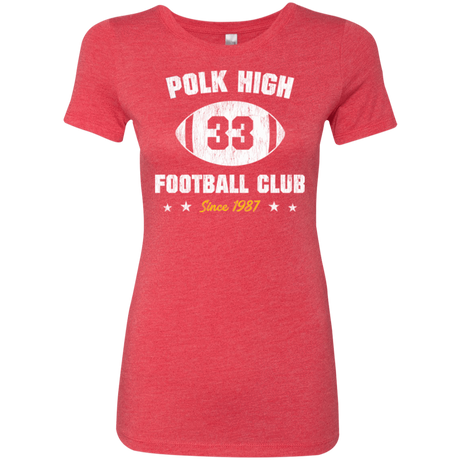 T-Shirts Vintage Red / Small Polk High Football Women's Triblend T-Shirt