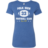 T-Shirts Vintage Royal / Small Polk High Football Women's Triblend T-Shirt