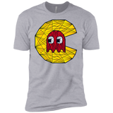 T-Shirts Heather Grey / YXS Poly Pac Man Boys Premium T-Shirt
