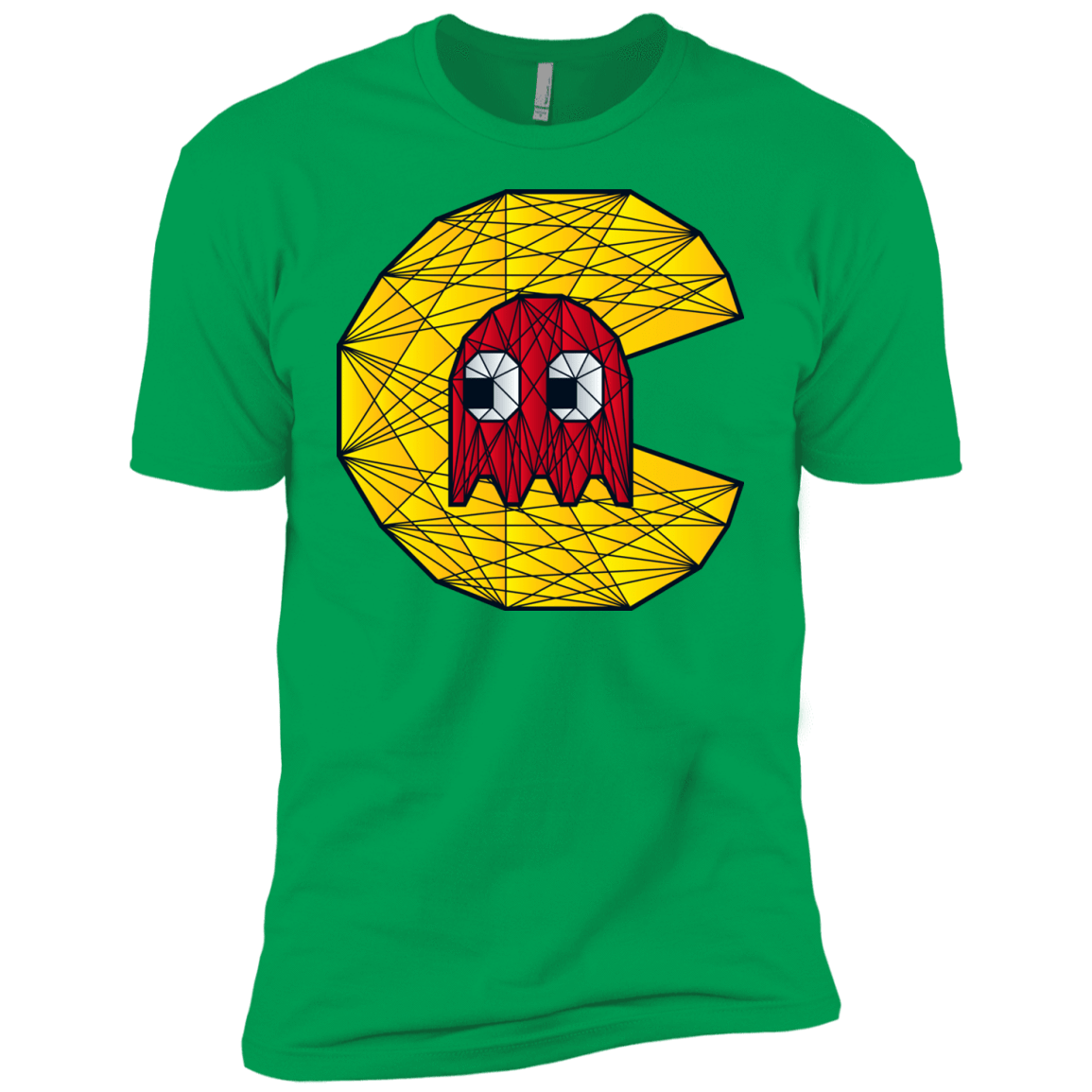 T-Shirts Kelly Green / YXS Poly Pac Man Boys Premium T-Shirt