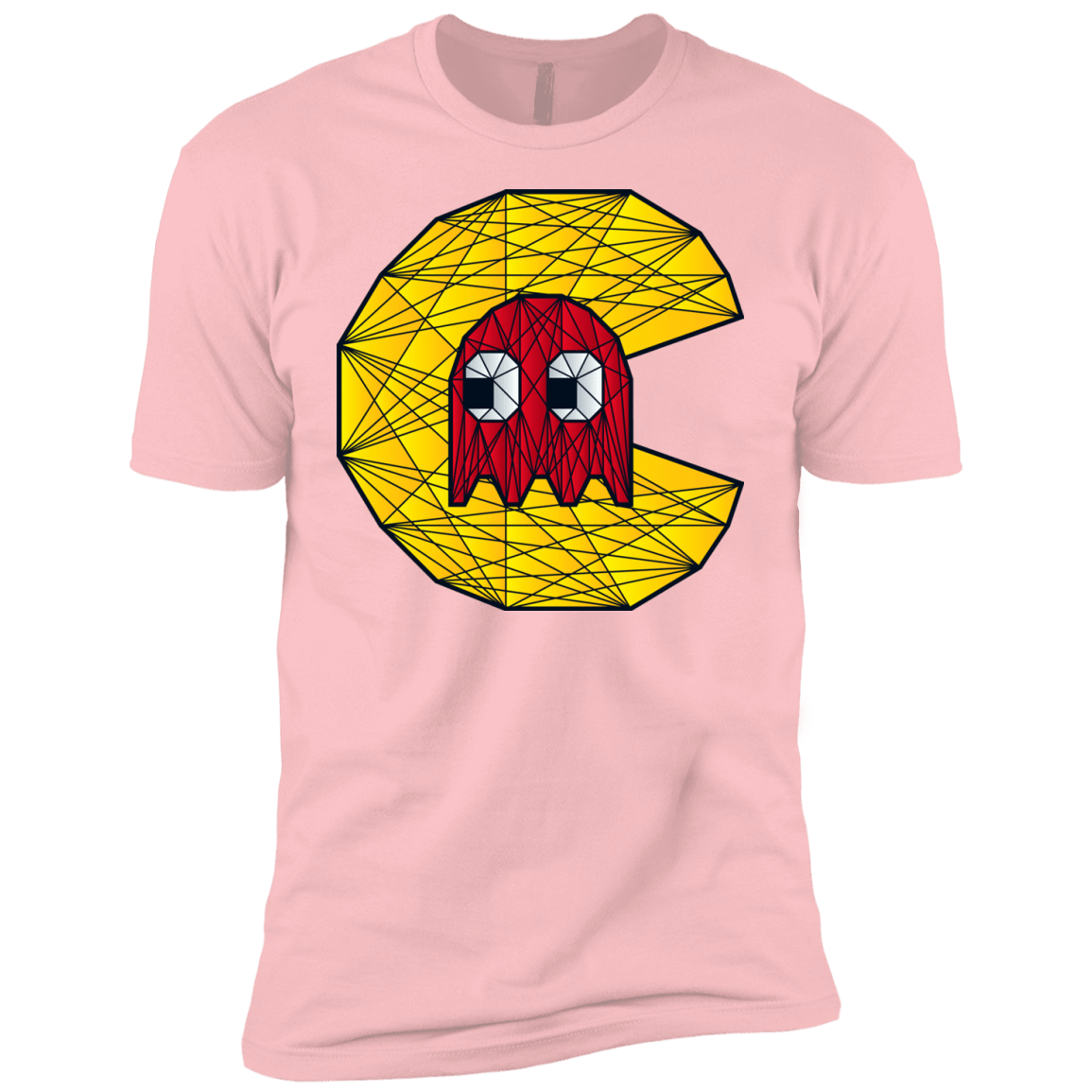 T-Shirts Light Pink / YXS Poly Pac Man Boys Premium T-Shirt