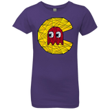 T-Shirts Purple Rush / YXS Poly Pac Man Girls Premium T-Shirt