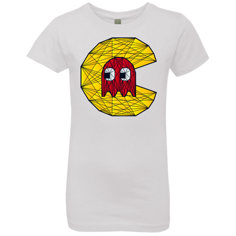 T-Shirts White / YXS Poly Pac Man Girls Premium T-Shirt