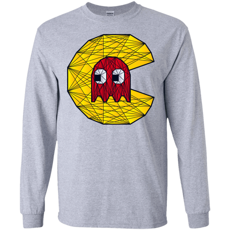 T-Shirts Sport Grey / S Poly Pac Man Men's Long Sleeve T-Shirt