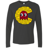 T-Shirts Heavy Metal / S Poly Pac Man Men's Premium Long Sleeve