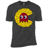 T-Shirts Heavy Metal / X-Small Poly Pac Man Men's Premium T-Shirt