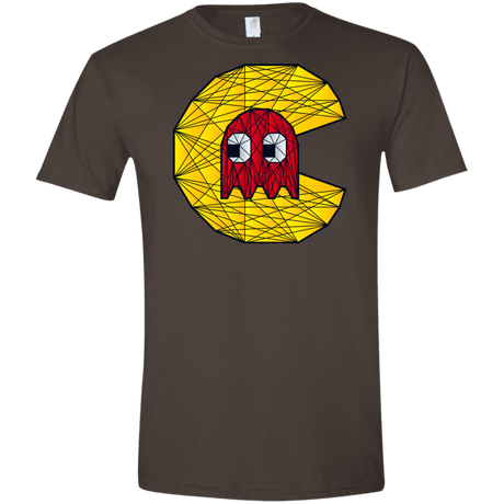 T-Shirts Dark Chocolate / S Poly Pac Man Men's Semi-Fitted Softstyle