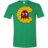 T-Shirts Heather Irish Green / S Poly Pac Man Men's Semi-Fitted Softstyle