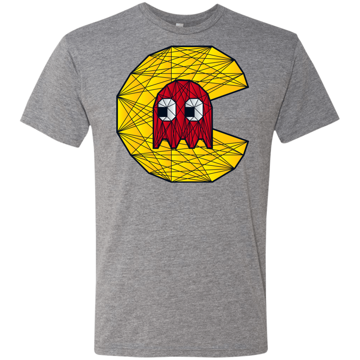 T-Shirts Premium Heather / S Poly Pac Man Men's Triblend T-Shirt