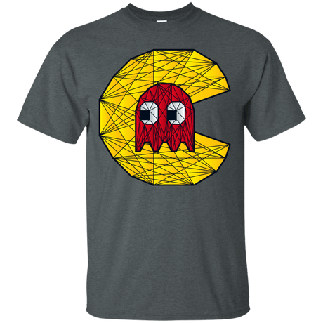 T-Shirts Dark Heather / S Poly Pac Man T-Shirt