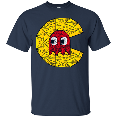 T-Shirts Navy / S Poly Pac Man T-Shirt