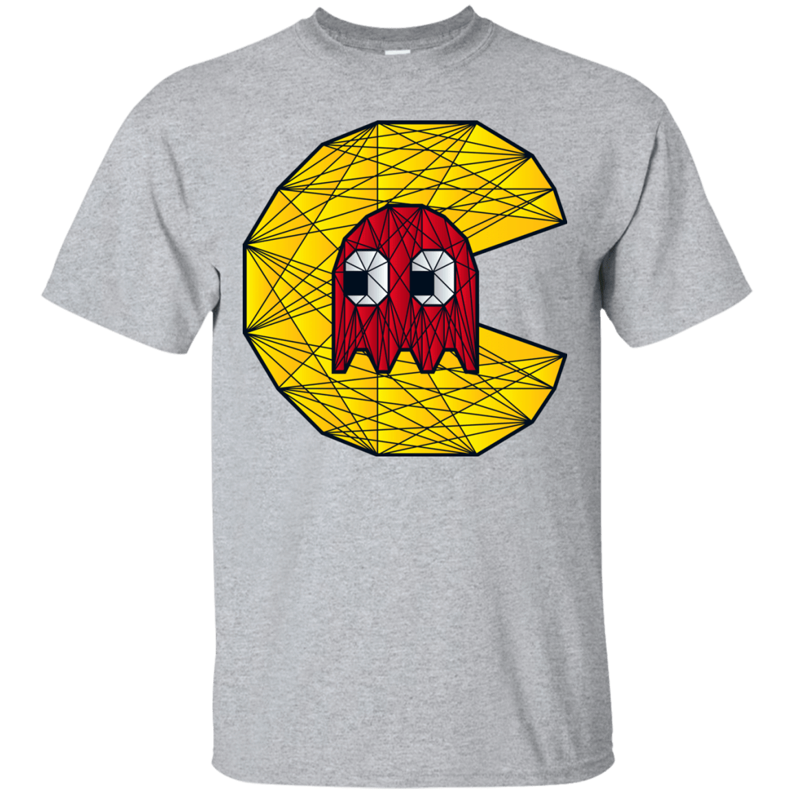 T-Shirts Sport Grey / S Poly Pac Man T-Shirt
