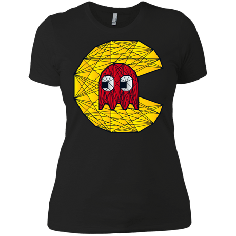 T-Shirts Black / X-Small Poly Pac Man Women's Premium T-Shirt