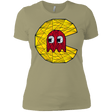 T-Shirts Light Olive / X-Small Poly Pac Man Women's Premium T-Shirt