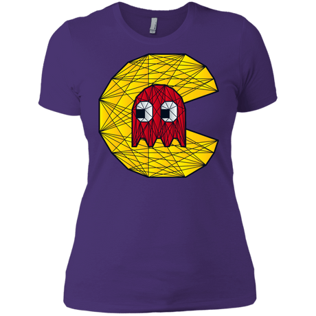 T-Shirts Purple Rush/ / X-Small Poly Pac Man Women's Premium T-Shirt