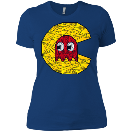 T-Shirts Royal / X-Small Poly Pac Man Women's Premium T-Shirt
