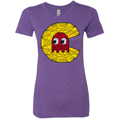 T-Shirts Purple Rush / S Poly Pac Man Women's Triblend T-Shirt