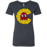 T-Shirts Vintage Navy / S Poly Pac Man Women's Triblend T-Shirt