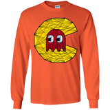 T-Shirts Orange / YS Poly Pac Man Youth Long Sleeve T-Shirt